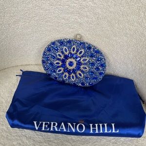 Beautiful blue clutch bag BRAND NEW